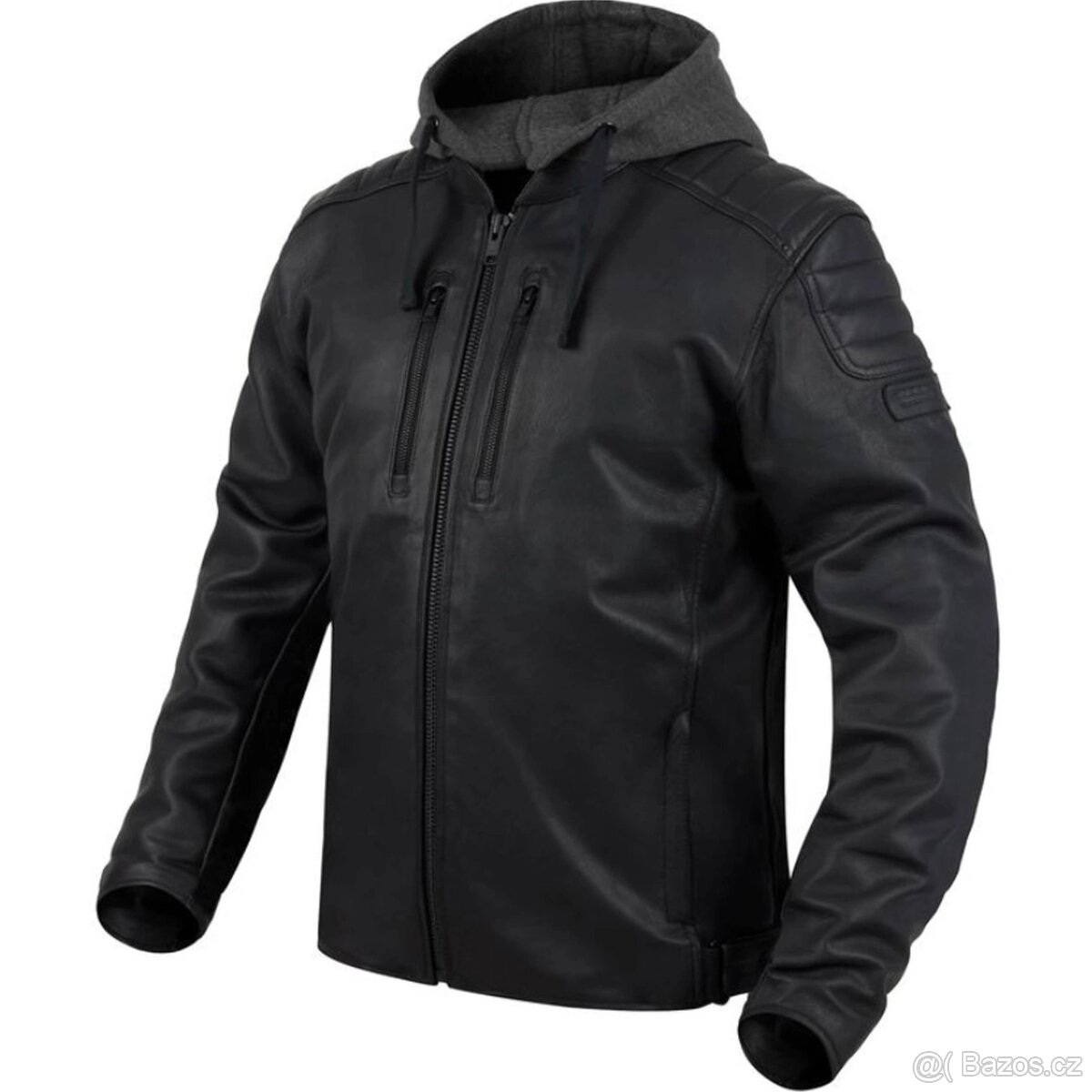 Kožená bunda na moto Rebelhorn Impala černá vel. L