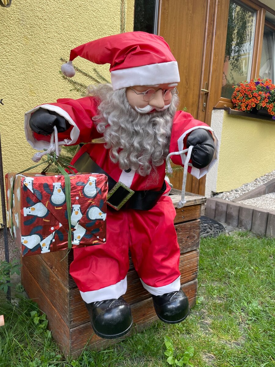 Prodám Vánočního Santu na žebříku