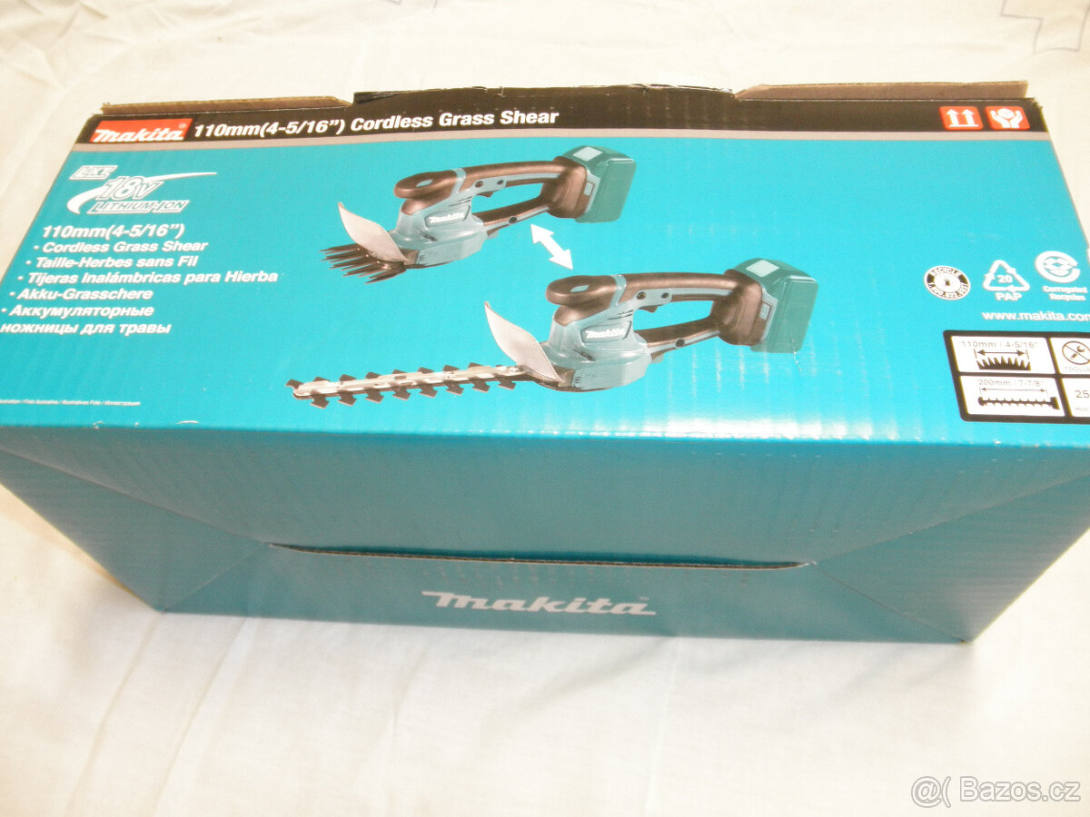 Makita- Aku nůžky na trávu a  keře.