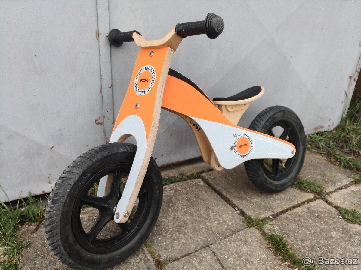Dětské dřevěné odrážedlo stihl