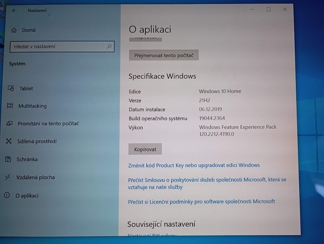 Tablet Lenovo Idea, včetně pouzdra s klávesnicí-Windows