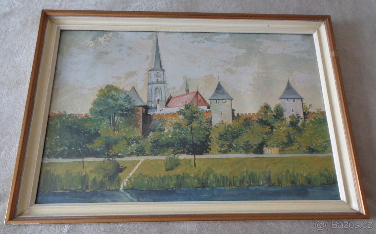 Obraz Nymburské hradby
