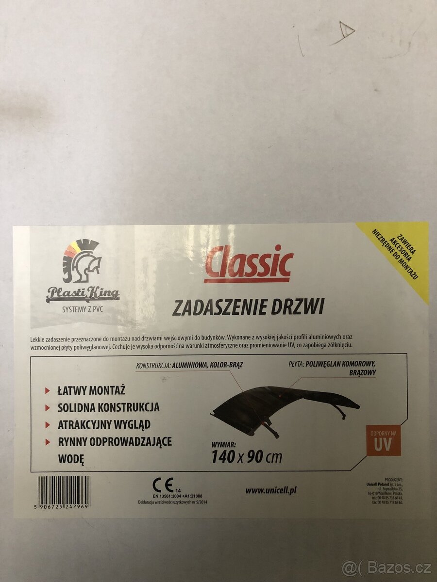 Zastřešení nad dveře