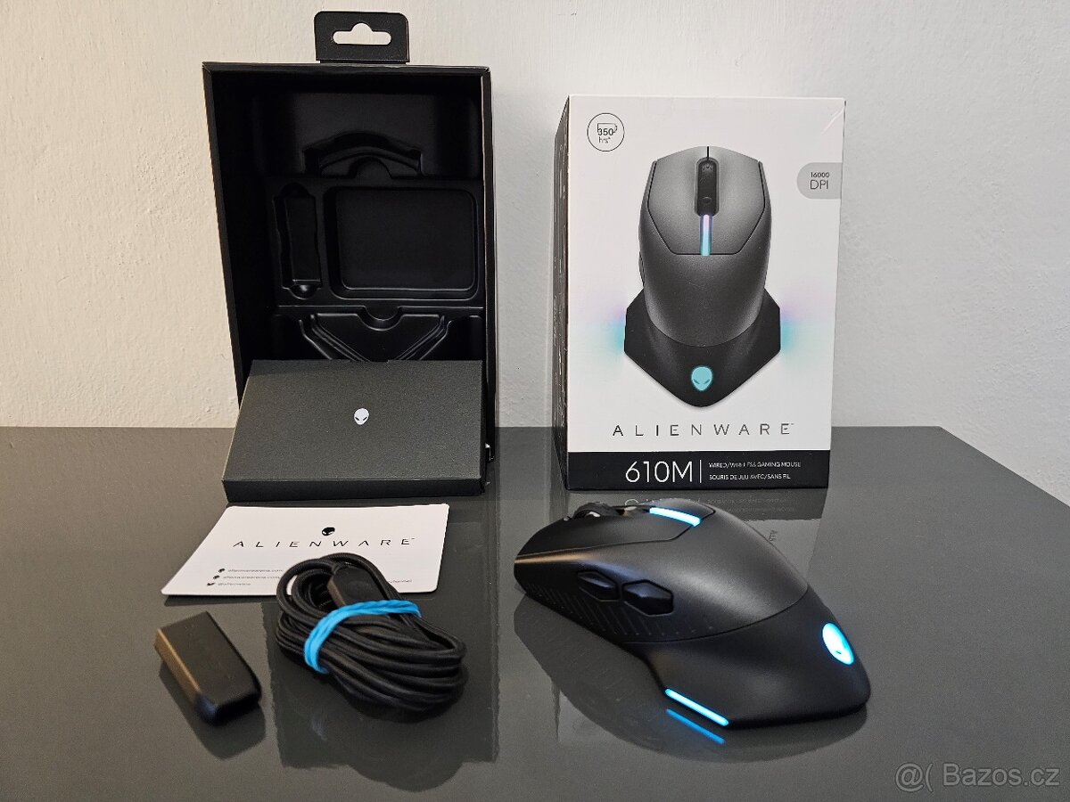 BEZDRÁTOVÁ HERNÍ MYŠ ALIENWARE AW610 ČERNÁ