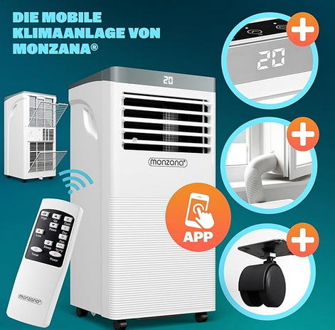 Klimatizace Monanza WIFI MZKA1000 9000BTU 4 v 1