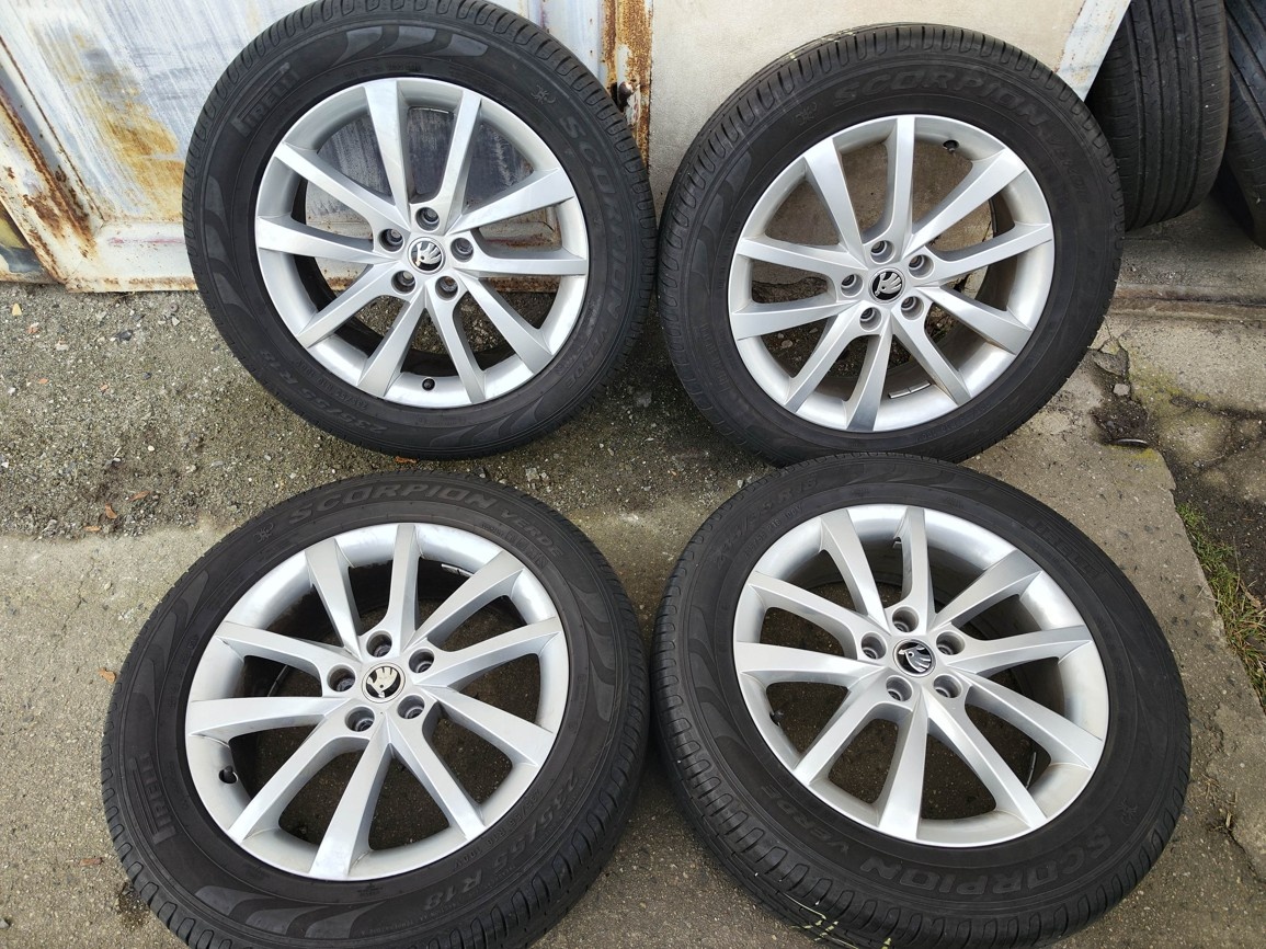 18"letní alu sada Elbrus 5x112 origo Škoda Kodiaq Tiguan 2