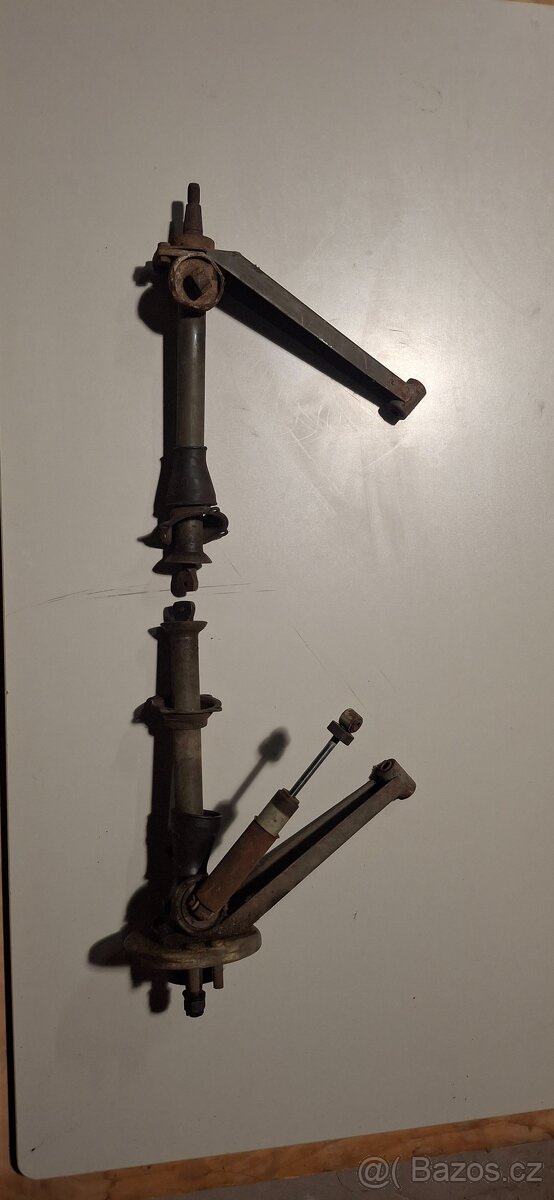 Nápravy na rikšu, čtyřkolový velorex