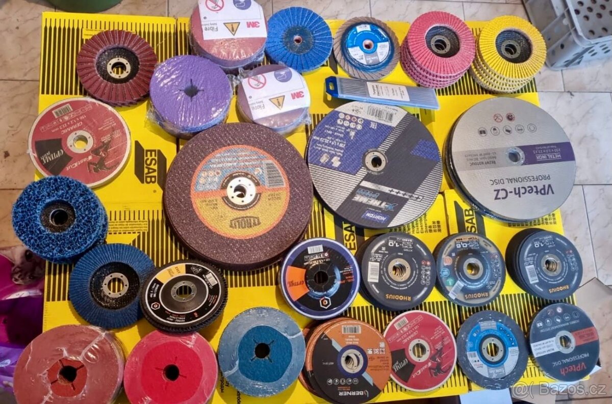 Řezné, brusné, lamelové kotouče
