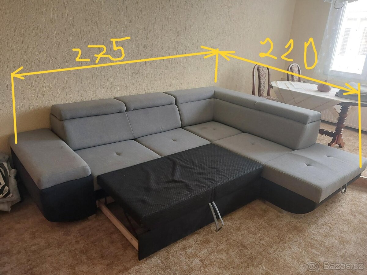 rohová sedačka