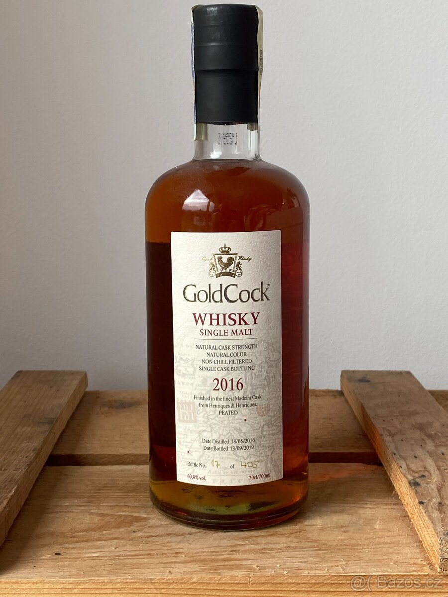 Whisky Gold Cock Madeira Batch I. 2016 0,7l 60,8%
