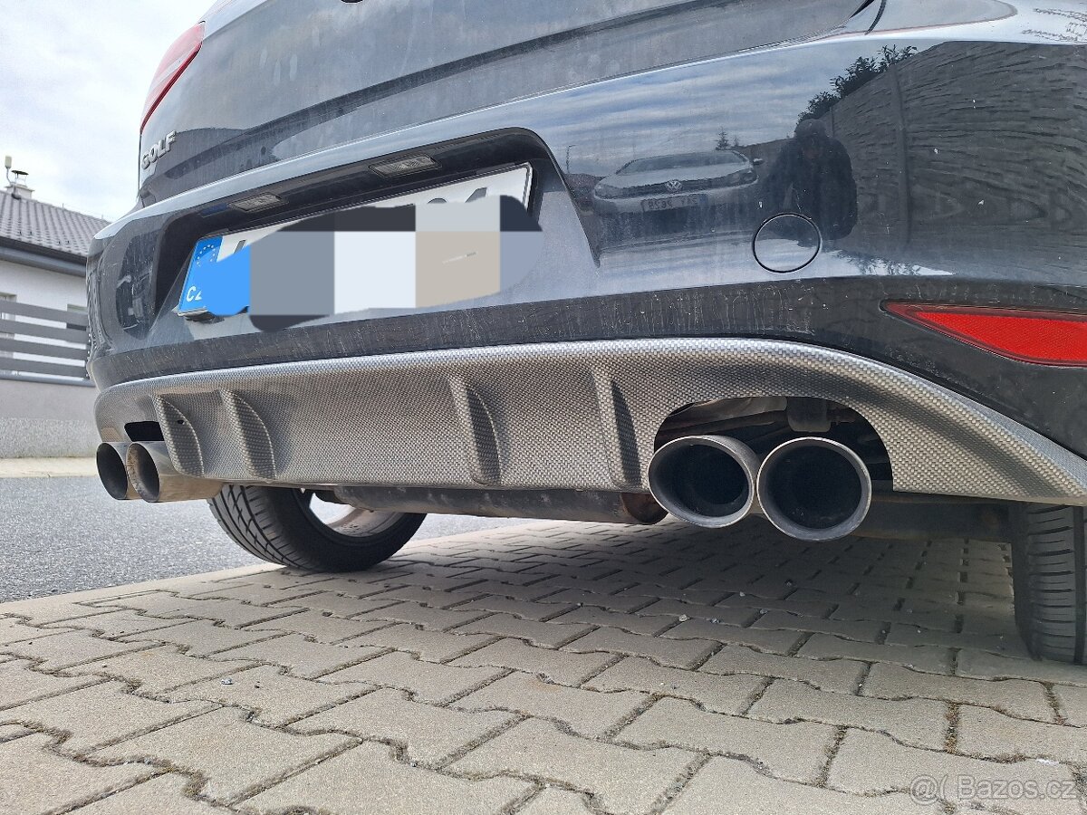 Golf 7 difuzor + výfuk