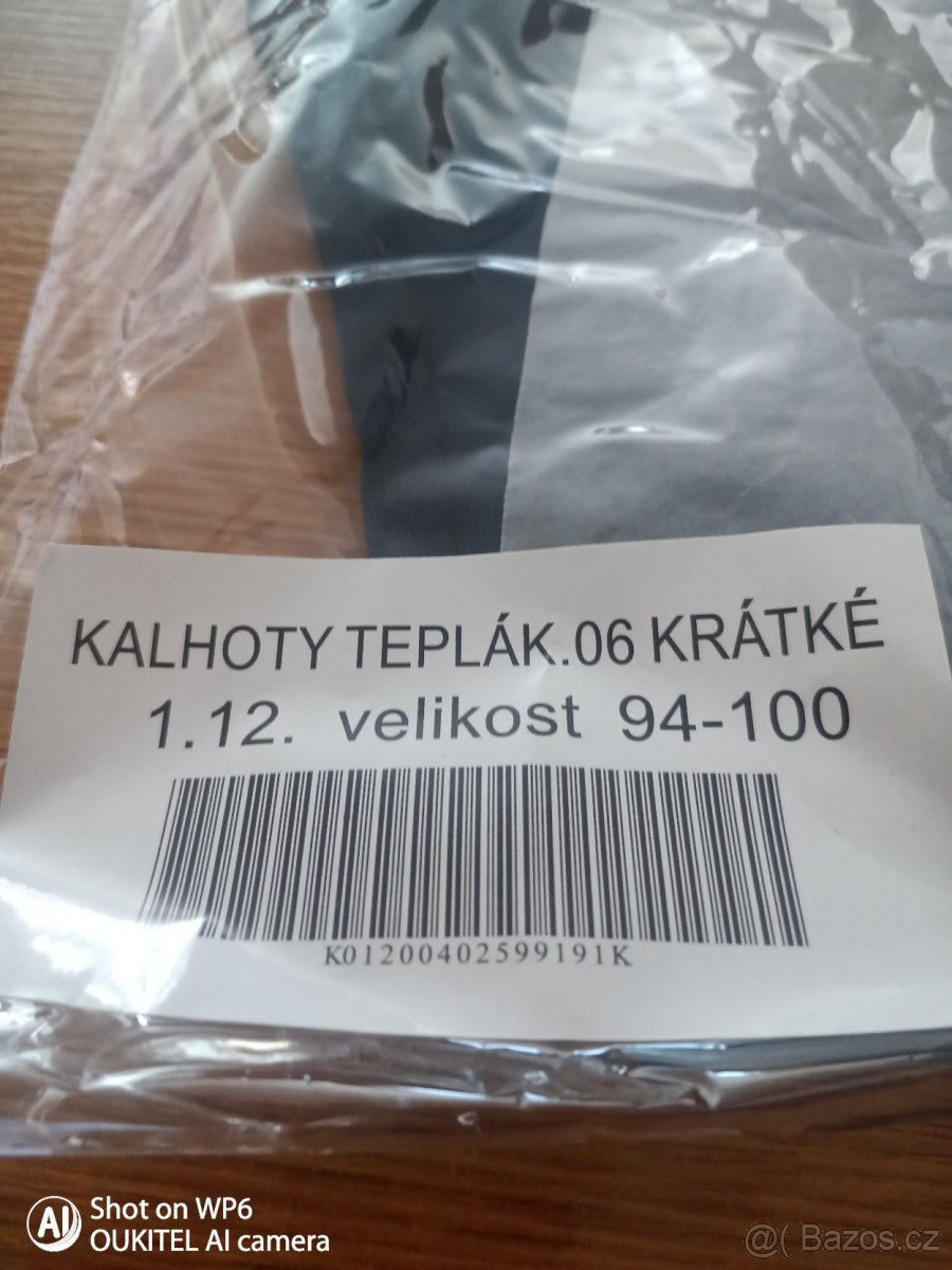Vojenská sportovní tepláková souprava