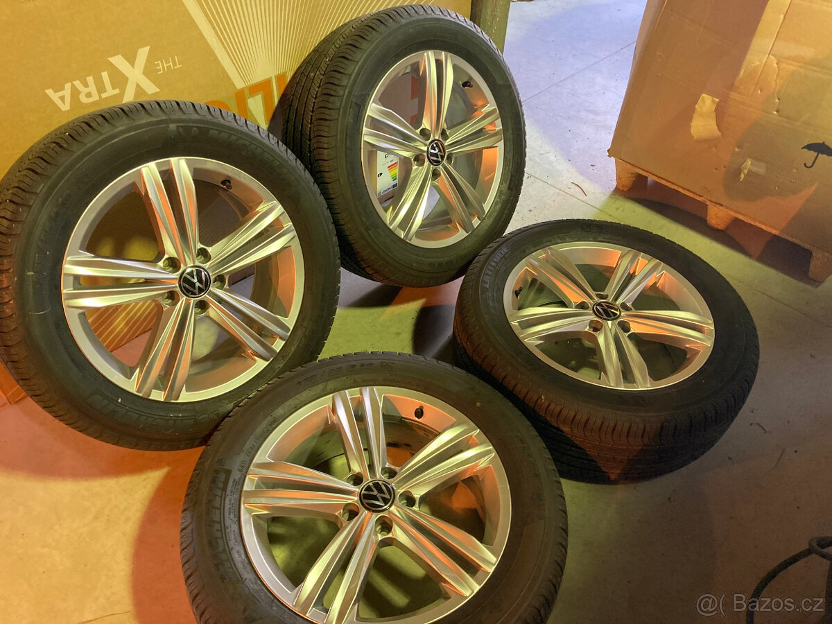 Alu disky R18 5x112 Sebring pro VW Tiguan + pneu