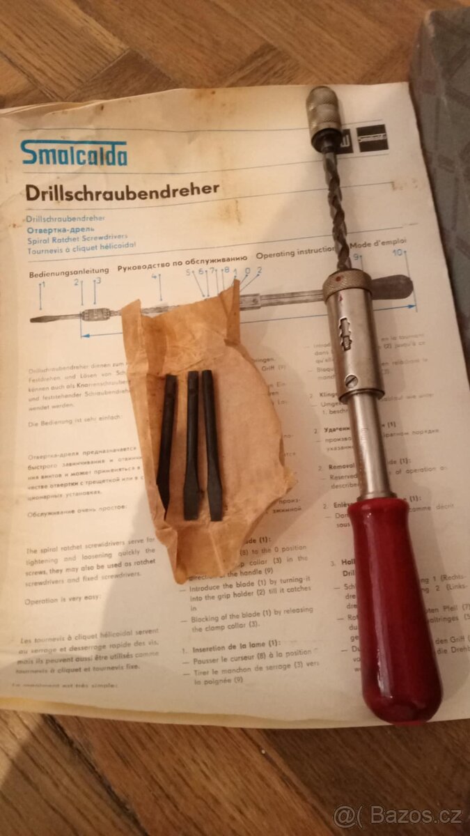 Mechanický šroubovák