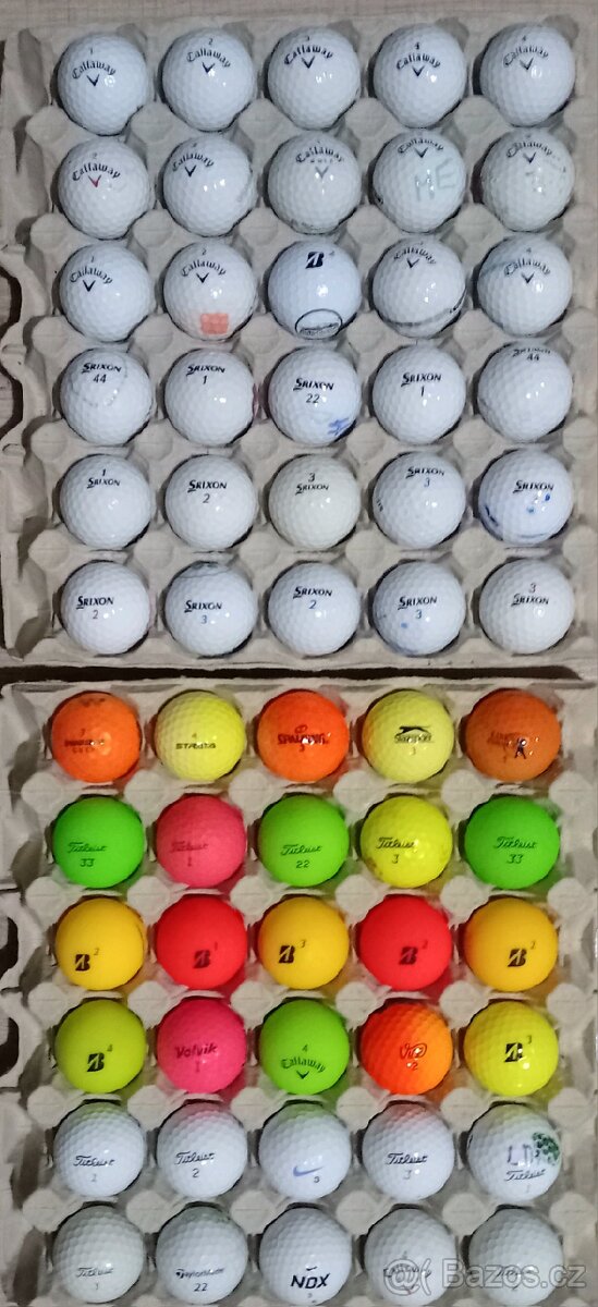 Hrané golfové míčky 60ks (A)