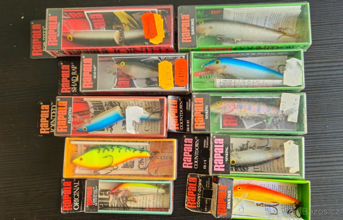10 nových původních woblerů Rapala