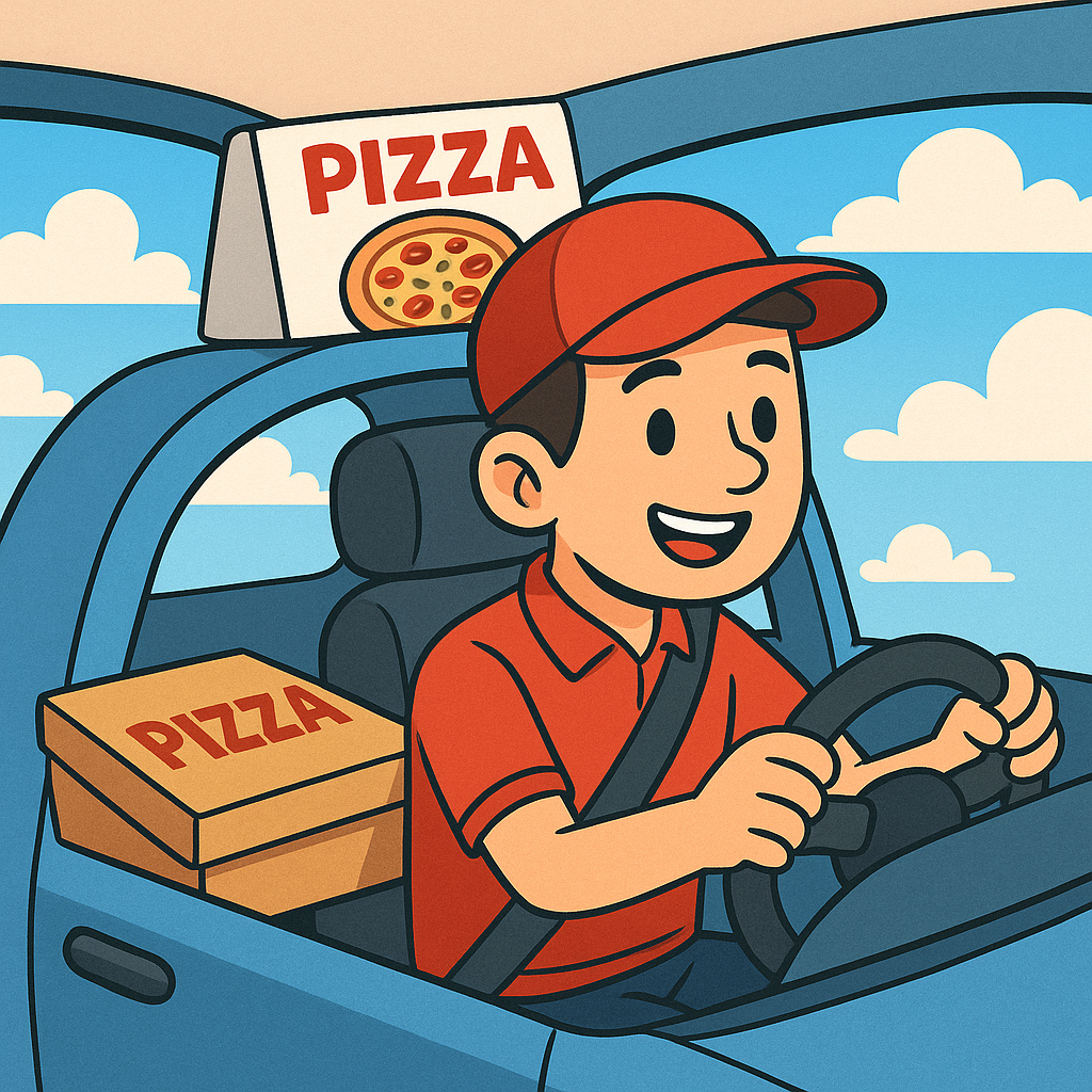 Rozvozák/Rozvozačka pizzy