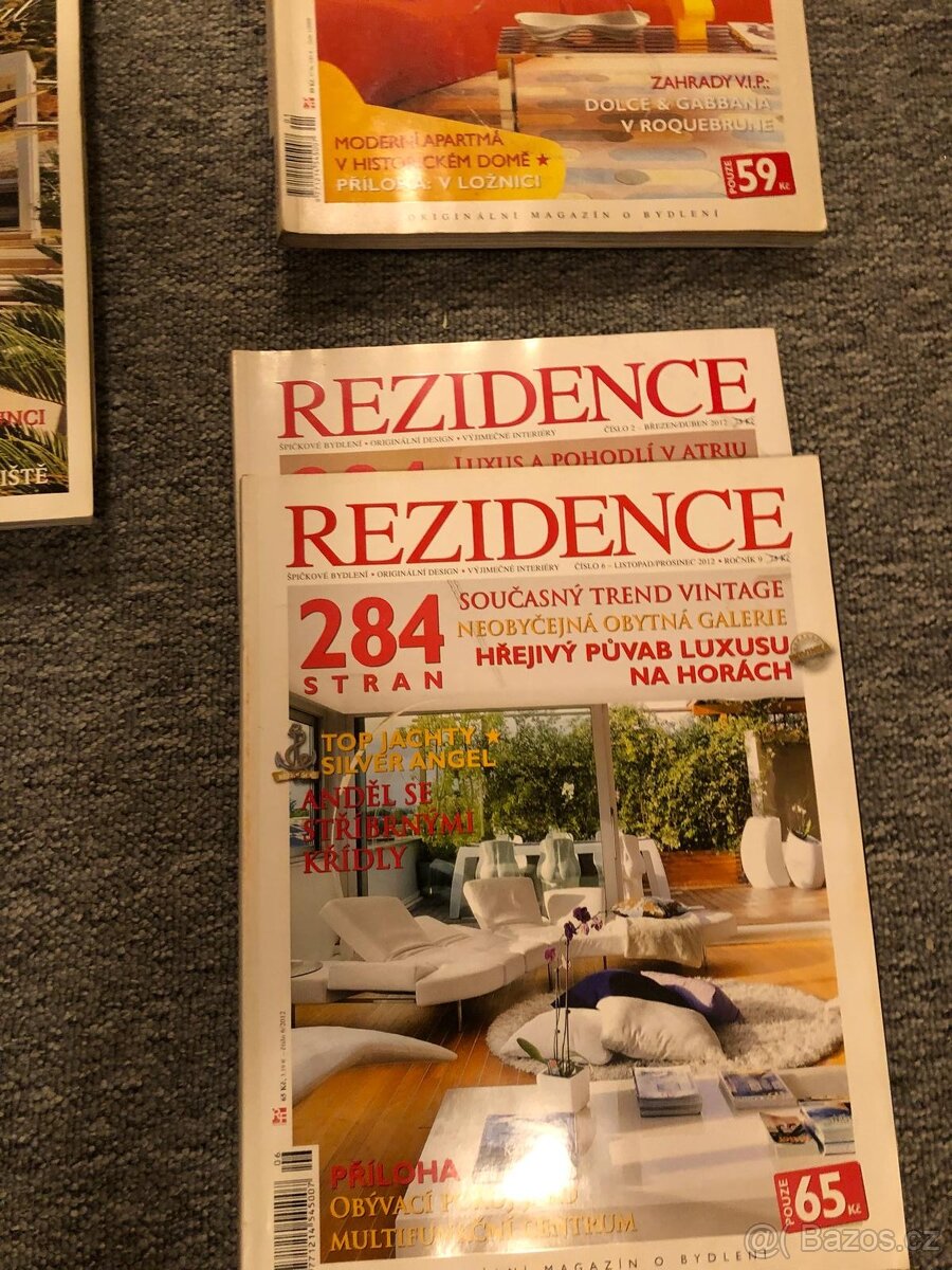 Prodám časopisy Villa & Rezidence