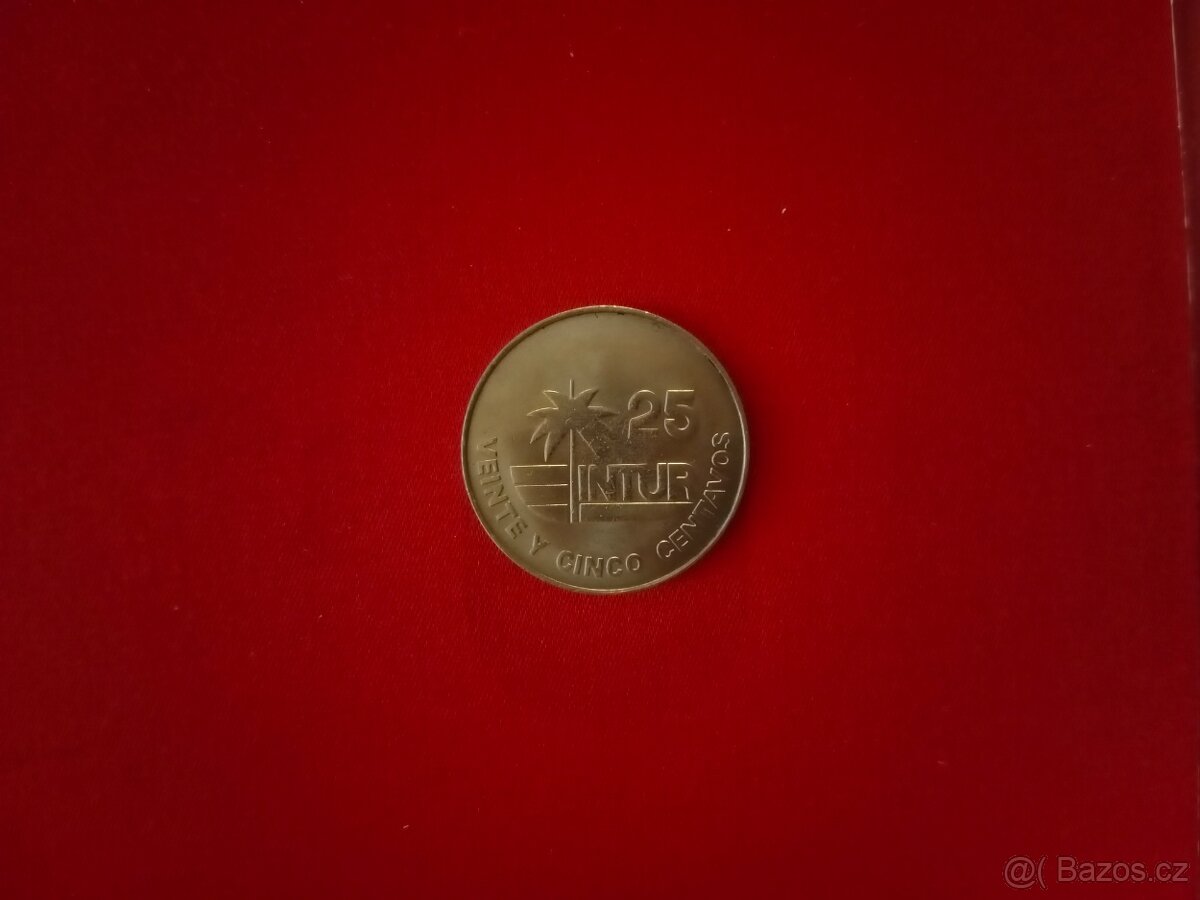 KUBA 25 CENTAVOS INTUR 1981