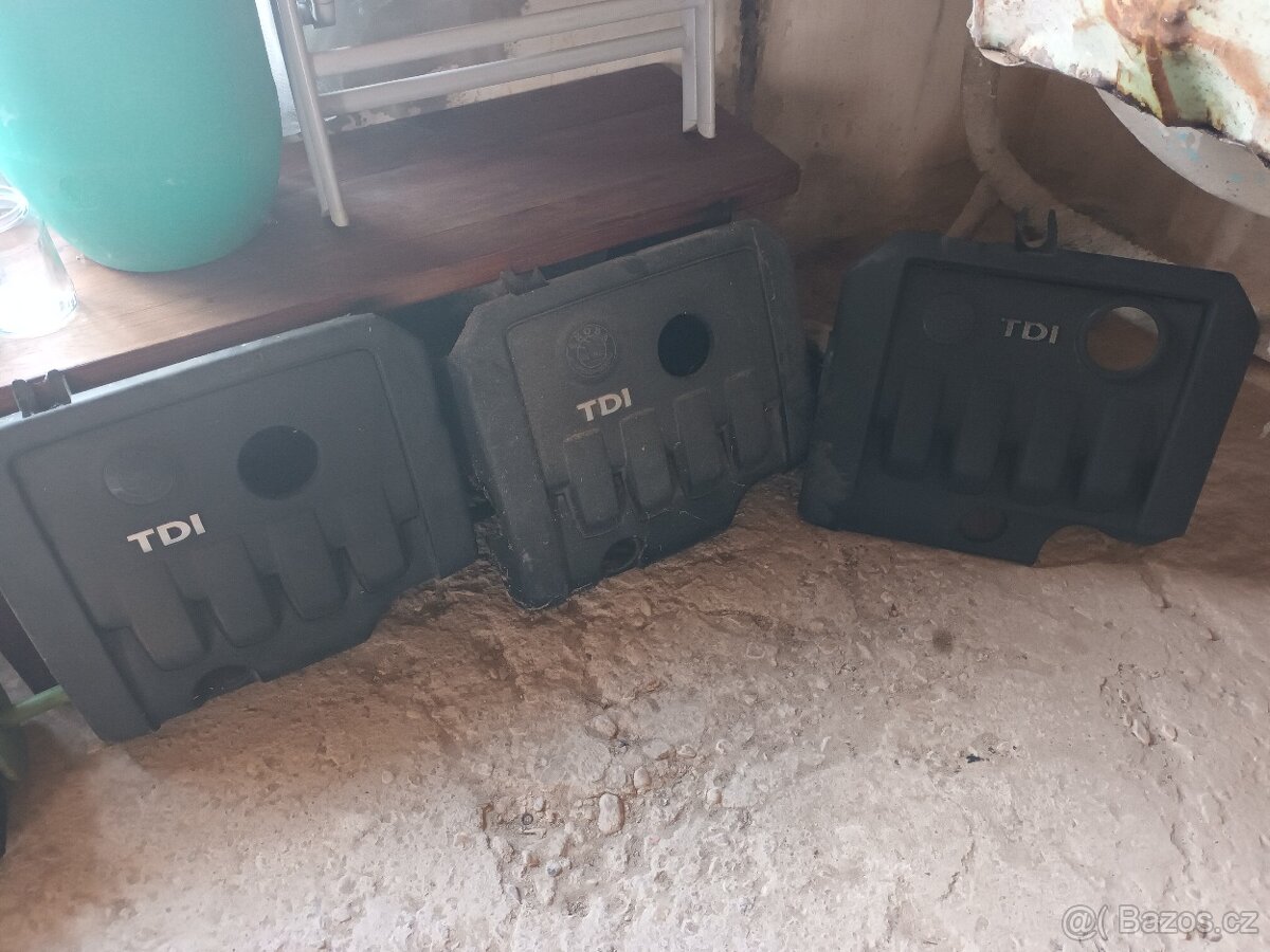 Kryty motoru Fabia 1 Octavia 1 Octavia 2 TDI