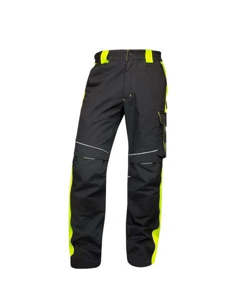 Kalhoty ARDON®NEON černo-žlutá