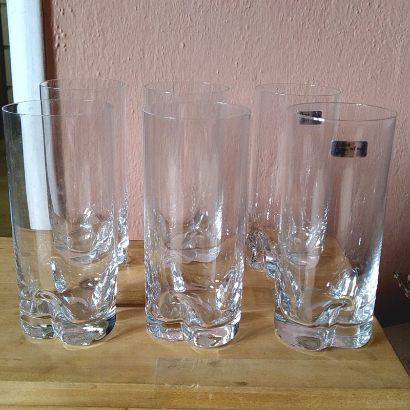 Velké retro sklenice na kokteily