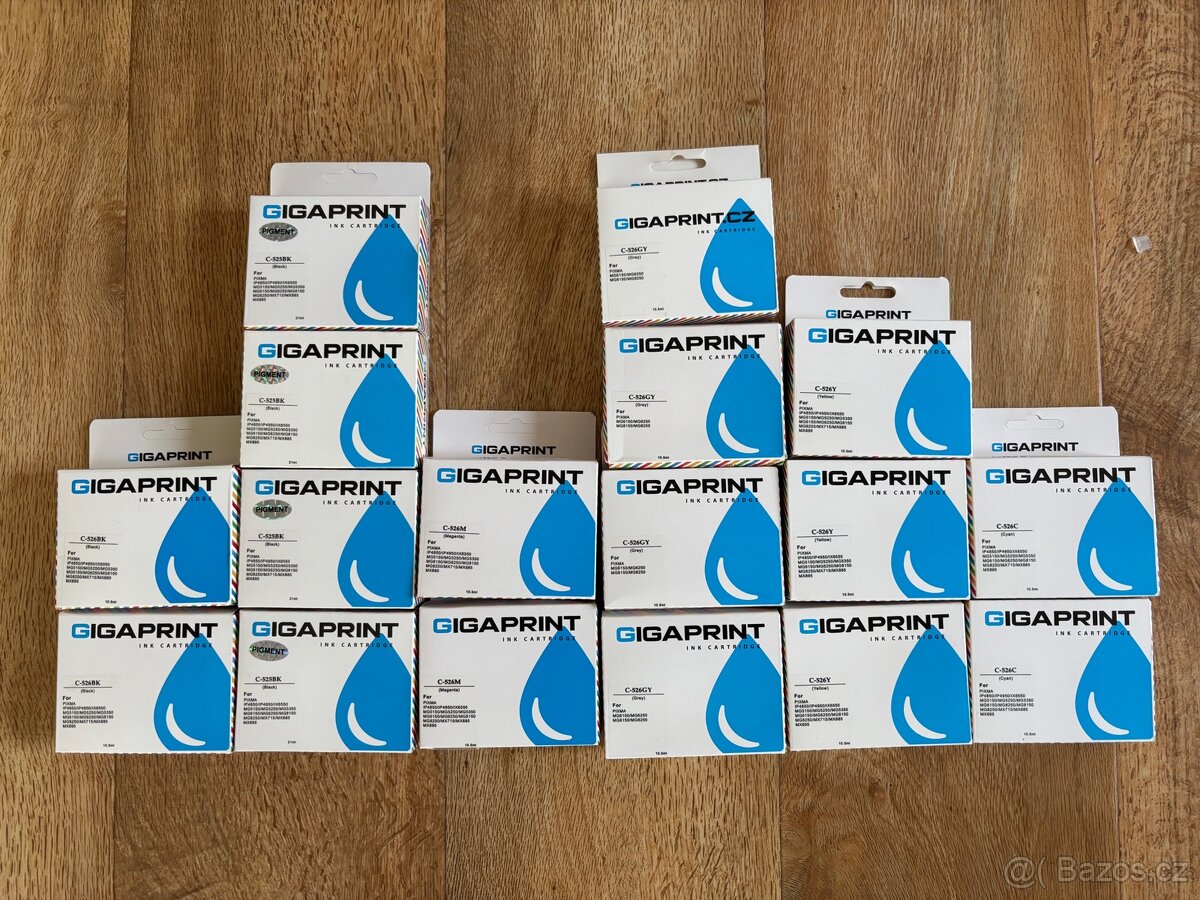 Canon Pixma - nove naplne Gigaprint