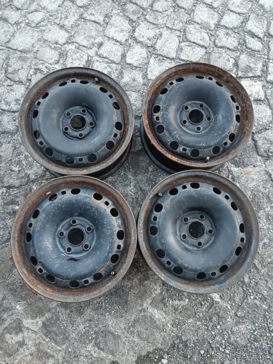 Disky 5x100 15 Škoda  VW Audi Seat