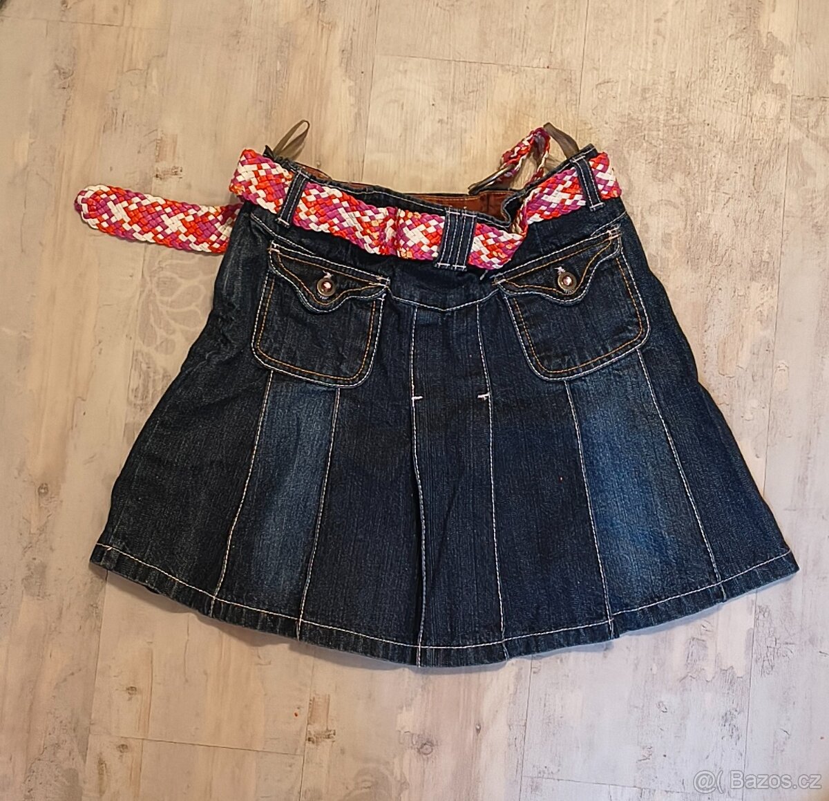 Dětská dívčí džínová sukně