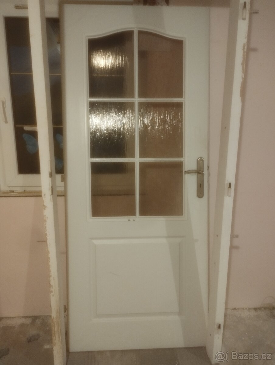 Dveře 90P , interiérové, použité