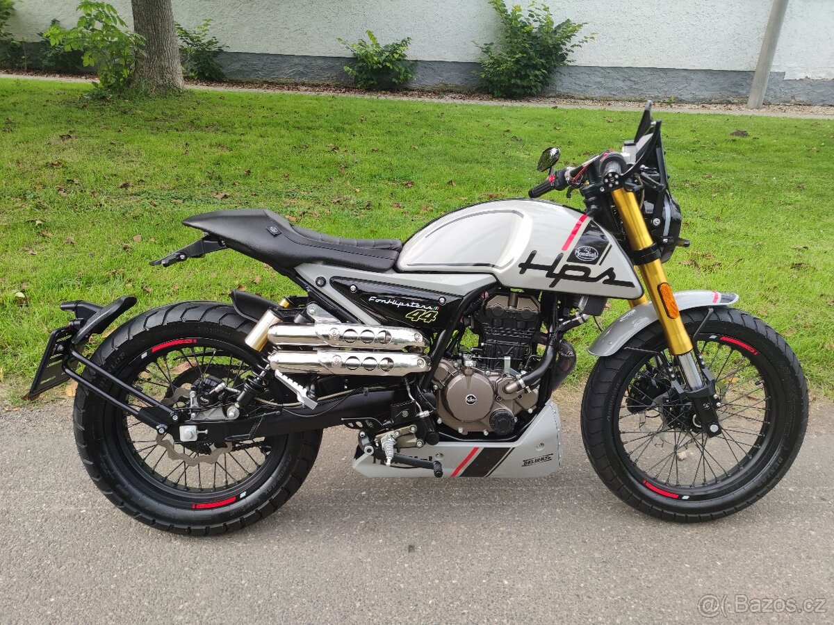 F.B Mondial HPS 125i Hipster šedá