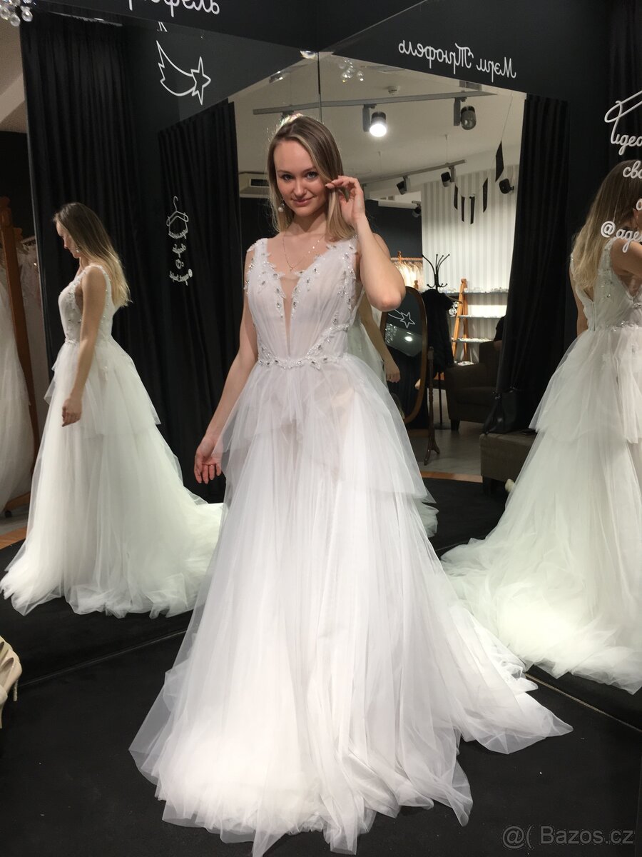 Svatební šaty, vel. 36