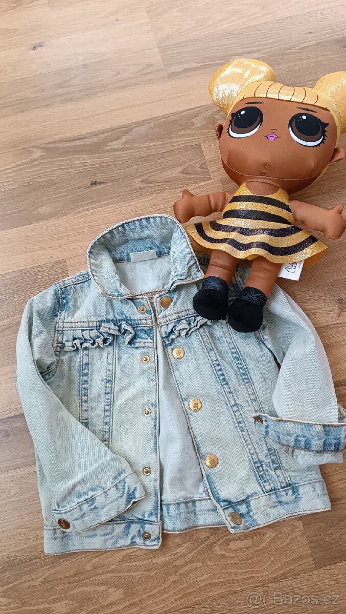 Džínová bunda pro holčičku, vel 18-24 mes