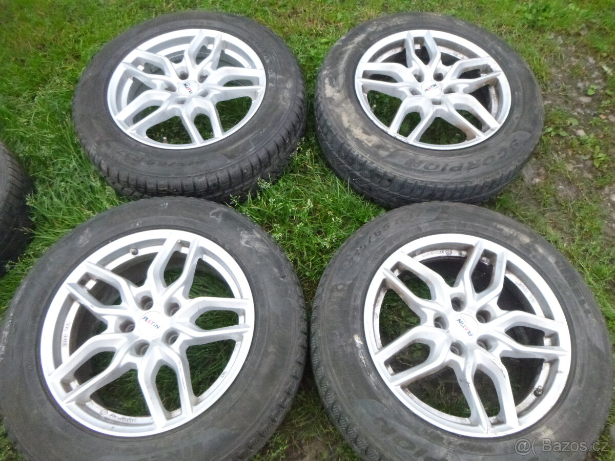 4x alu (5x112) zimní pneu pirelli 215/65 r17