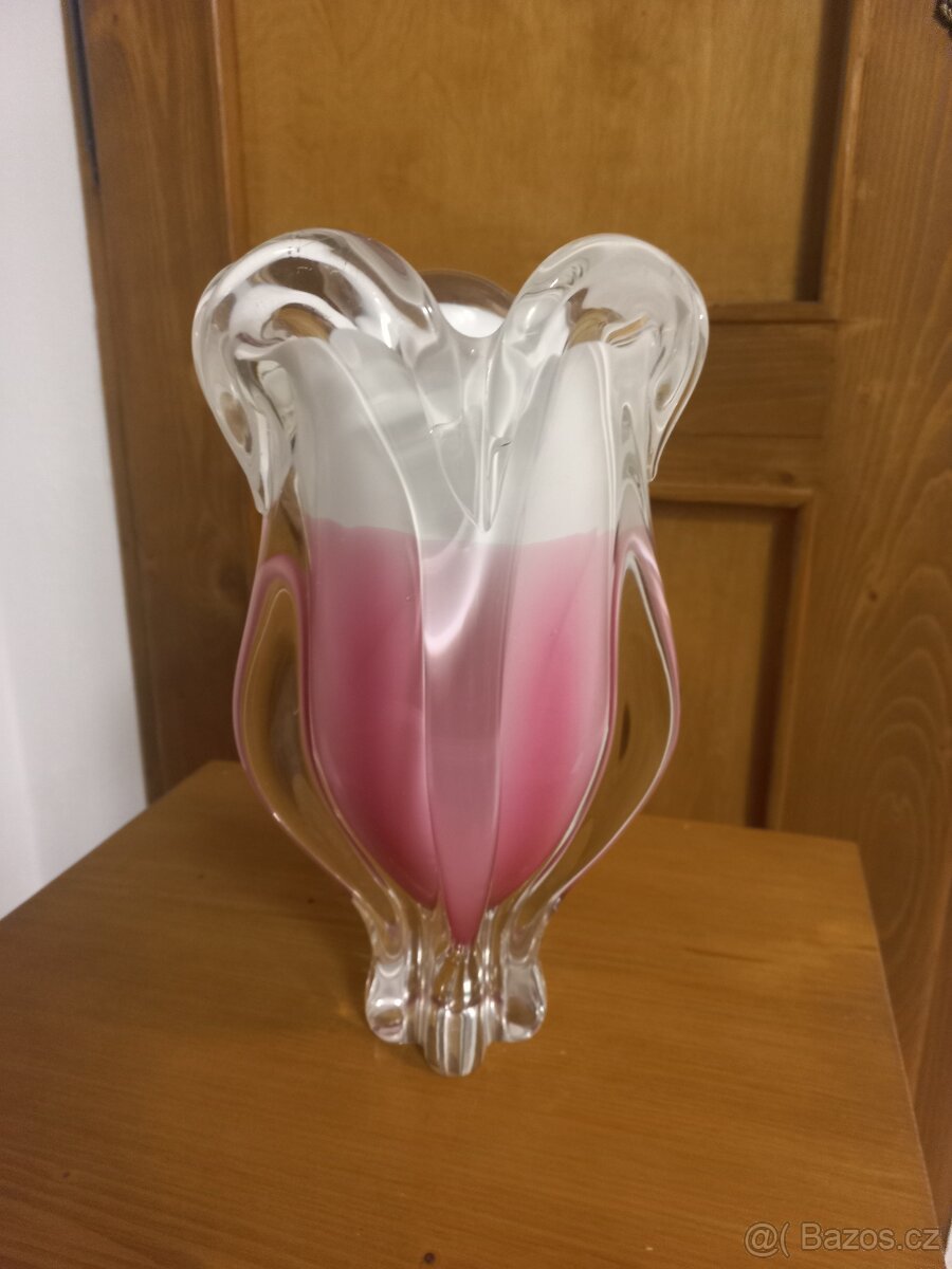 Hutní sklo - váza