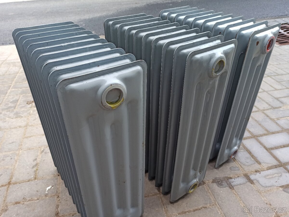 Plechové radiátory - nepoužité