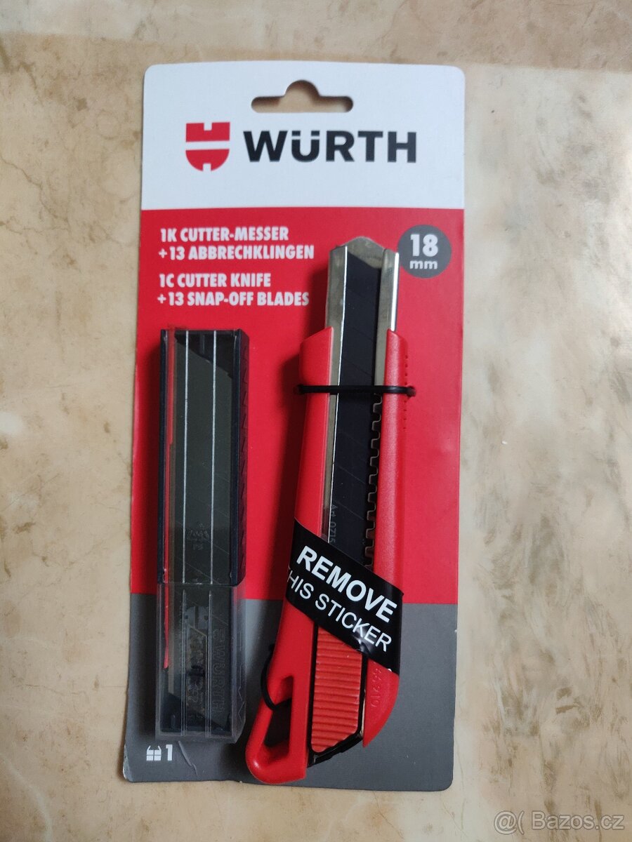 Wurth zalamovací nôž - 1 zložkový