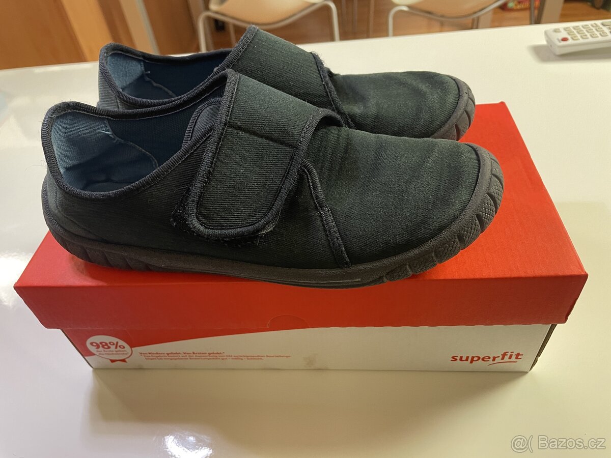 Dětské přezůvky Superfit vel.37 černé