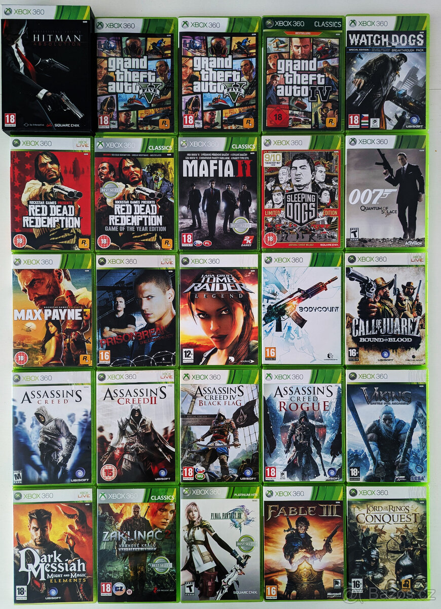 Akční hry na Xbox 360