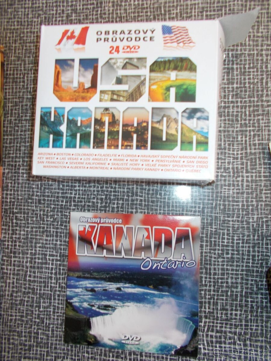 DVD USA a Kanada 24 ks