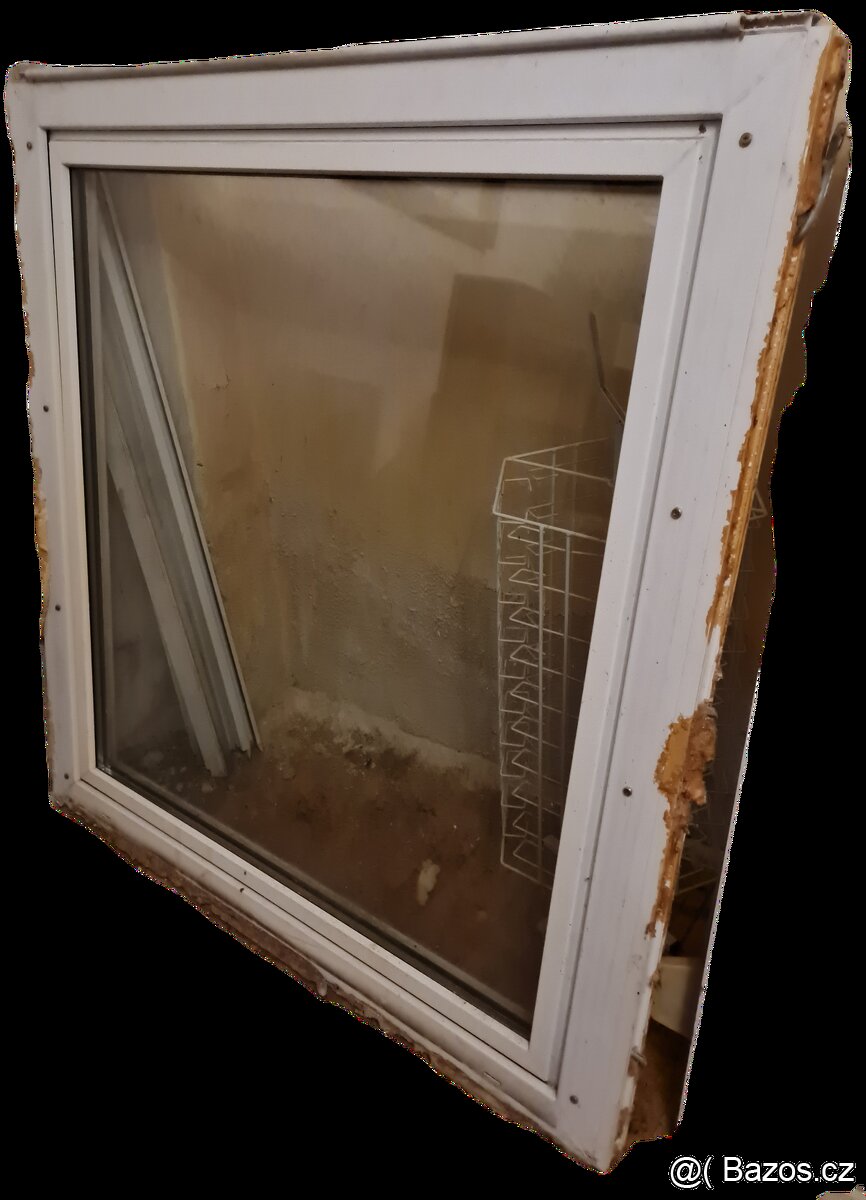 Použité plastové okno 126 x 135