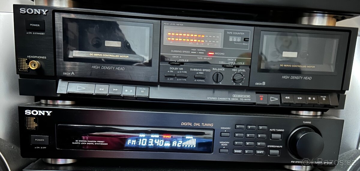 Prodám hifi rádio a magnetofon SONY.