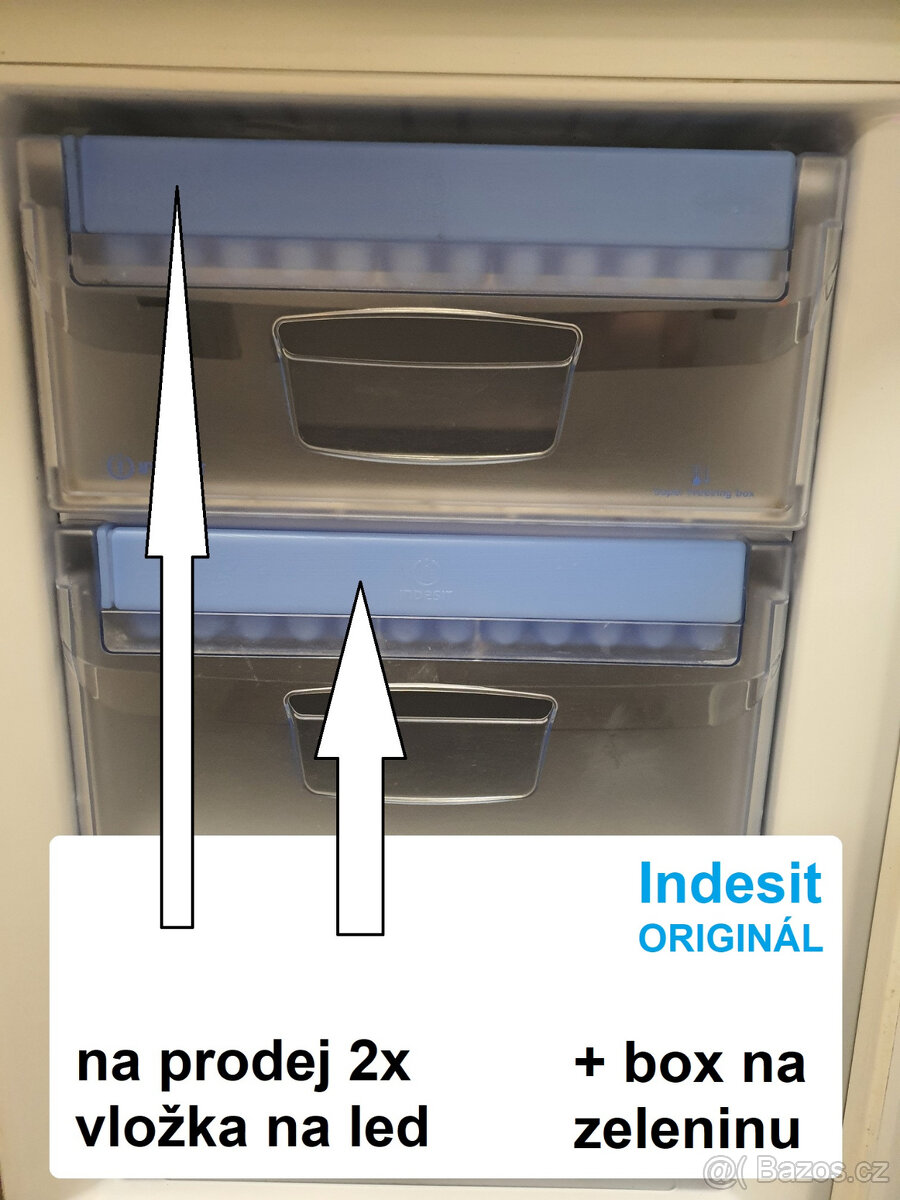 INDESIT originál box šuplík na zeleninu vložka led