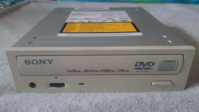 Prodám CD mechaniku SONY CD-R/RW/DVD-ROM DRIVE