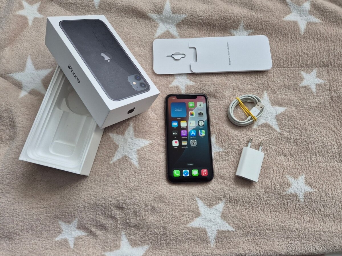 iPhone 11 128gb stav baterie 100%