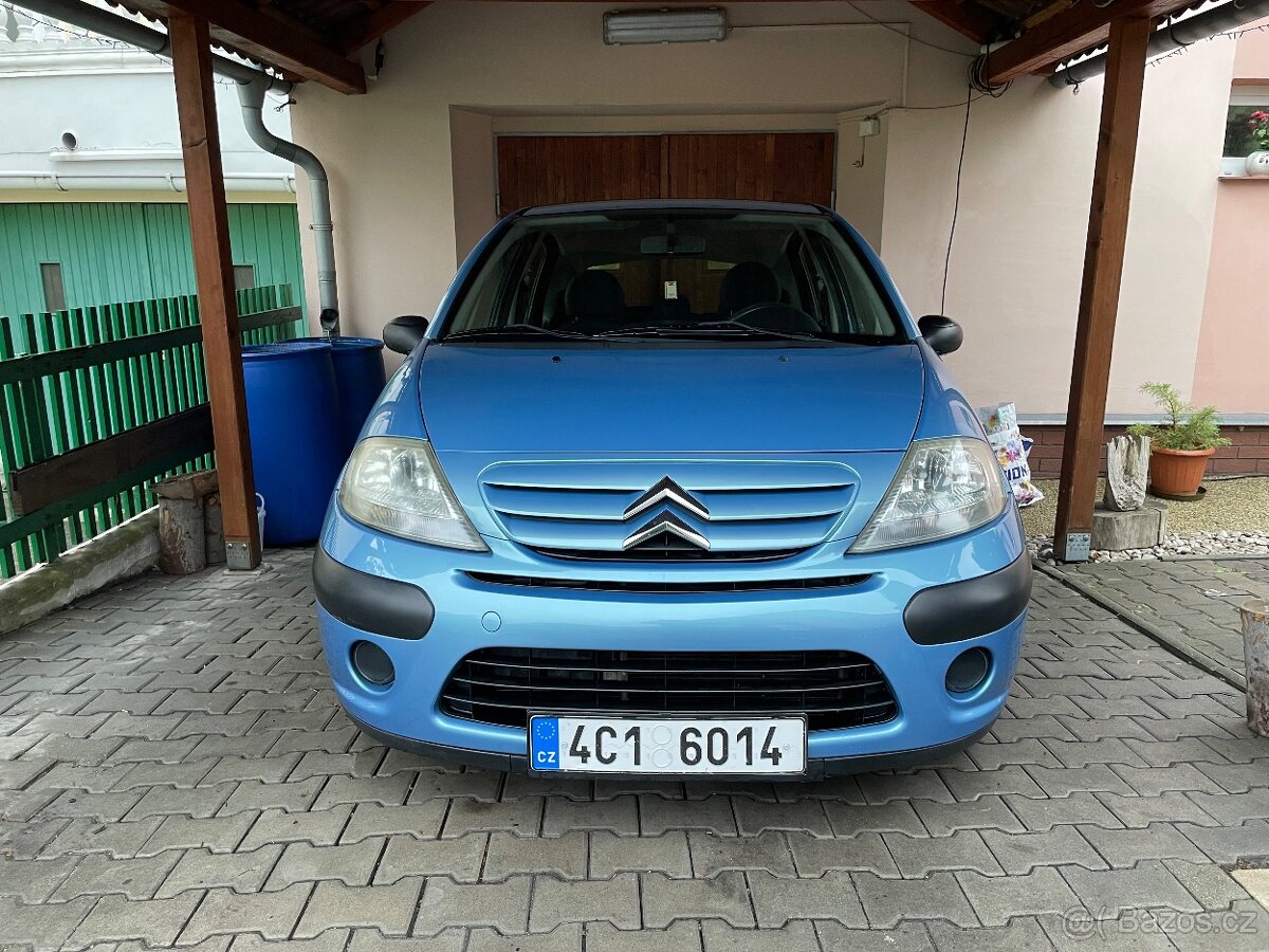 Citroen C3 1 majitel koupeno v ČR 1.1i 79 tis. km