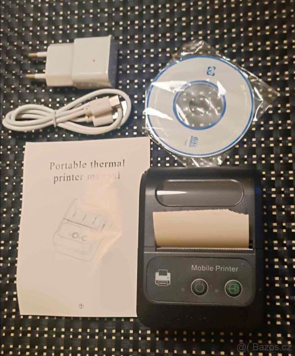 Kapesní bluetooth USB tiskárna
