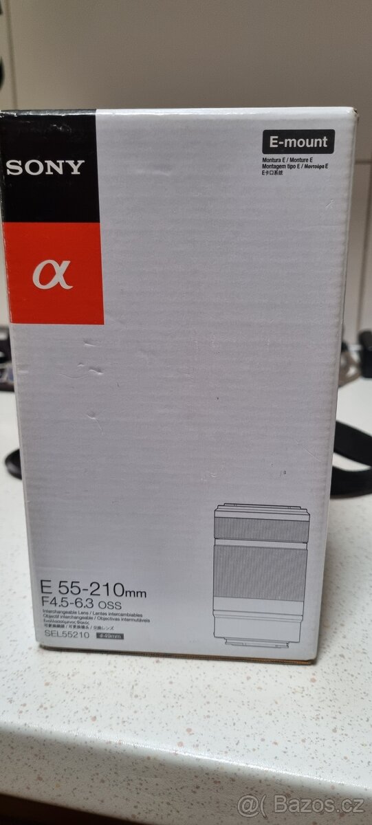 Sony SEL 55-210 s optickou stabilizaci, E mount