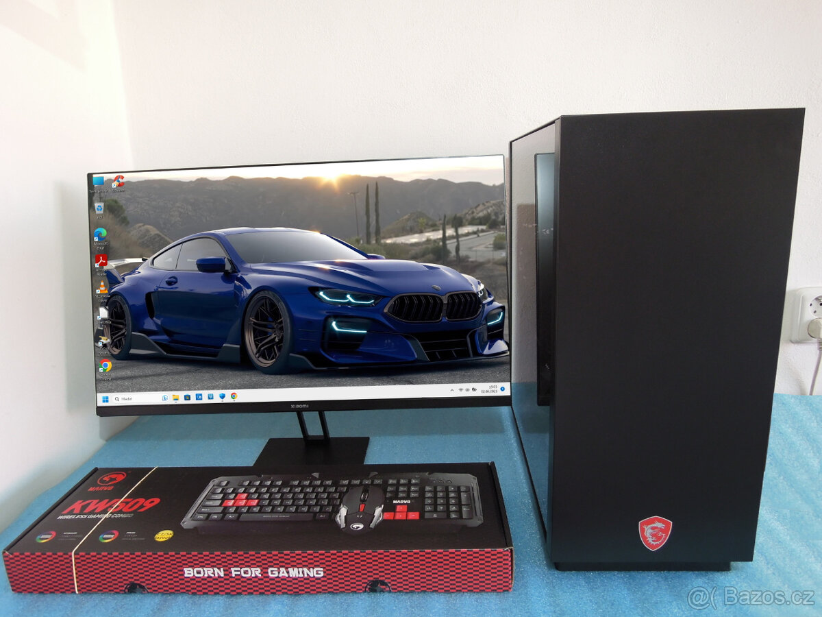 Herní MSI RGB Intel i5-9600K 1TB SSD GTX 1660Ti 16GB