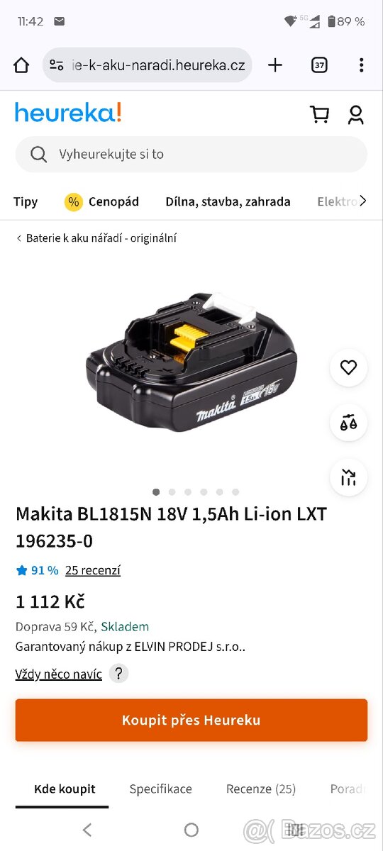 Aku baterie Makita